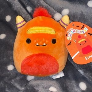 Ernest (The Orange Monster) 5” Halloween 2023 Squishmallow. NEW. Kelly Toys.